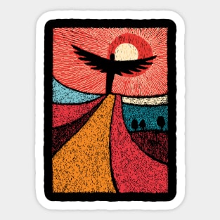 Phoenix Rising | A Symbol of Rebirth and New Beginnings Sticker